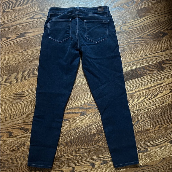 PAIGE Women's Dark Blue Skinny Jeans - Picture 5 of 8